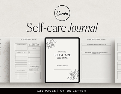 Self-care Journal Canva Template