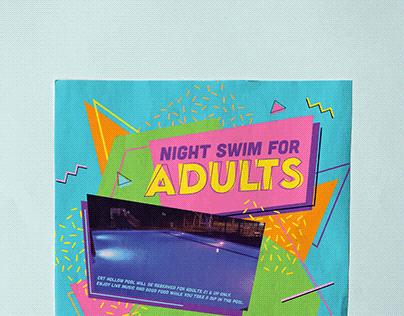BCMUD POOL PARTY EVENT POSTER
