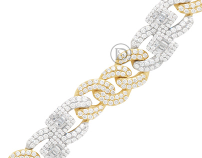 Exotic Diamond gold chains : girl's best friend