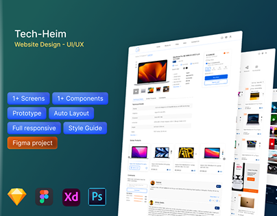 Tech-Heim Website Design - UI/UX