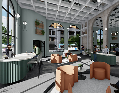 Advanced Visualization Hotel Lobby // Spring 2021