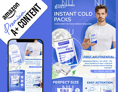 Premium Amazon A+ content Design || Hot and Cold Packs