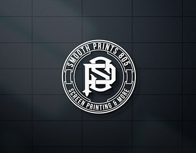 PS monogram logo design for Sreen Printing company
