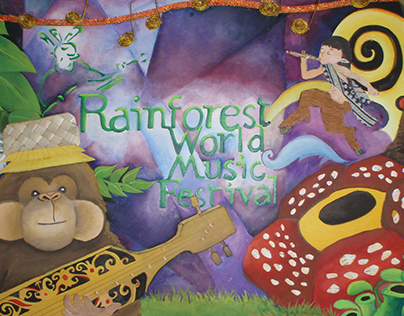 Rainforest World Music Festival collage