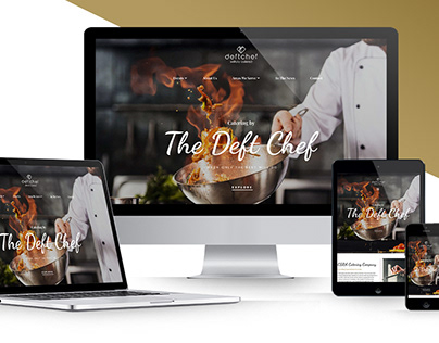 Deft Chef Catering | Website Design