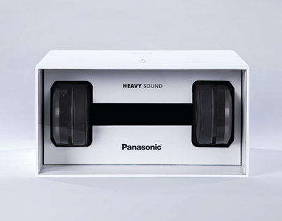 Panasonic - The Dumbbell Headphone Packaging
