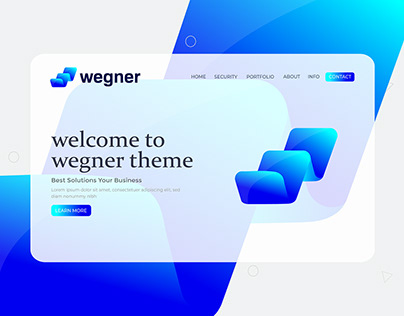 Wegner Modern Logo Design