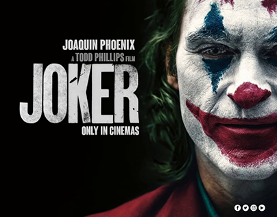 Joker Movie Web Desing