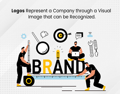 Logos represent a company through a visual image