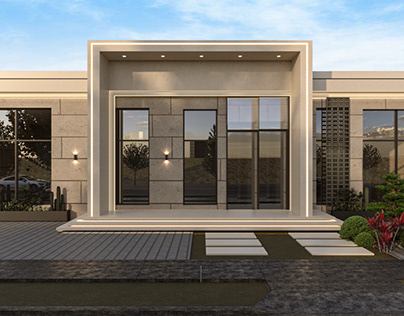 Modern villa in UAE one floor