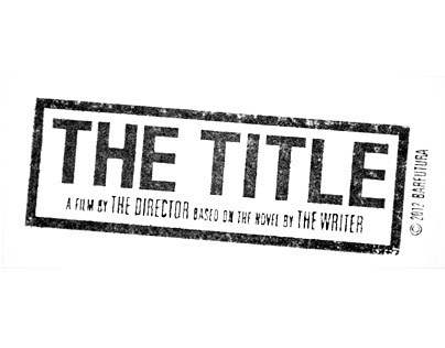 THE TITLE poster