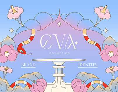 Design of cosmetics brand "Eva"