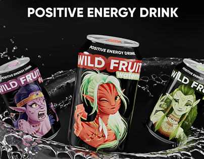 "Wild fruit" energy drink