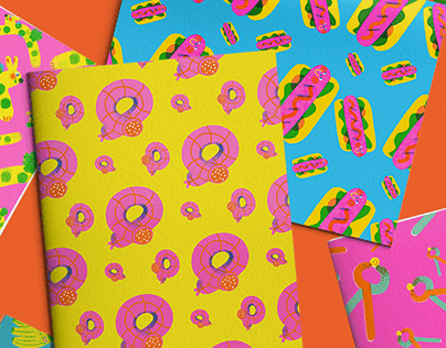 Happy colors pattern - Notebooks