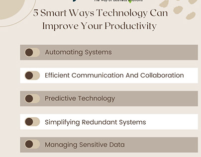 5 Smart Ways Technology Can Improve Your Productivity