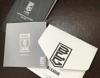 B.LEAGUE Invitation & Official Rule Book Designs
