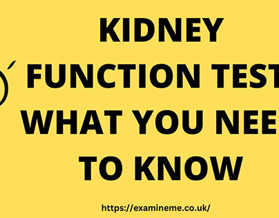 Kidney Function Test UK