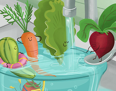 Illustration for a Nutrition Educational Project 3