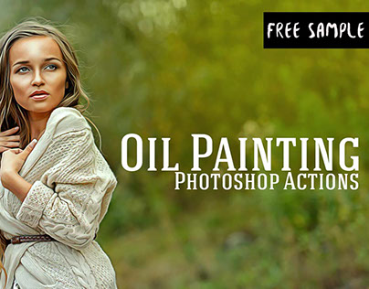 Free Oil Painting Photoshop Actions