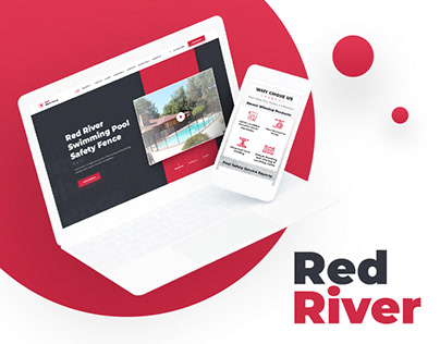 Red River Fence - Pool Safety Equipment Website Design