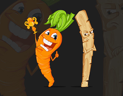 Carrot vs Stick Illustration