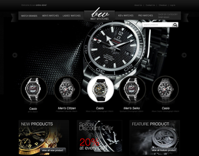 Best Watches - Creative Web Design