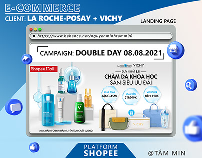 [SHOPEE] La Roche-Posay & Vichy Double Day 8.8