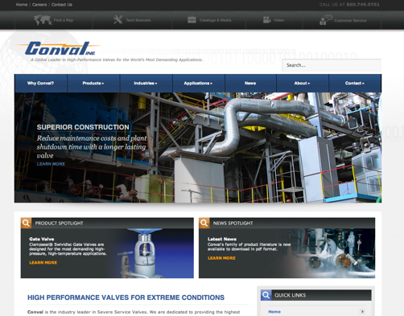 Manufacturing Website Redesign