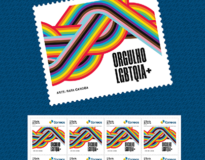 Selo Correios - Orgulho LGBTQIA+
