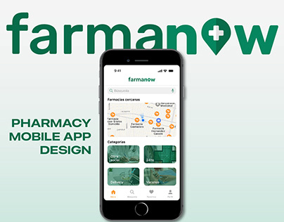 Project thumbnail - Farmanow - Pharmacy Mobile App Design