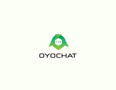 oyochat chating bot ceative logo design