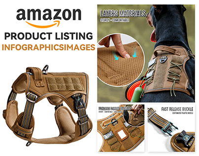 Amazon Listing Infographics lmages || doggy vest