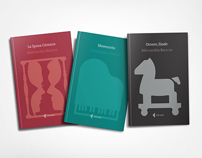 Restyling covers by the author Alessandro Baricco