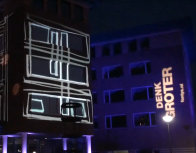 GLOW Eindhoven - mapping on Fontys building (2010)