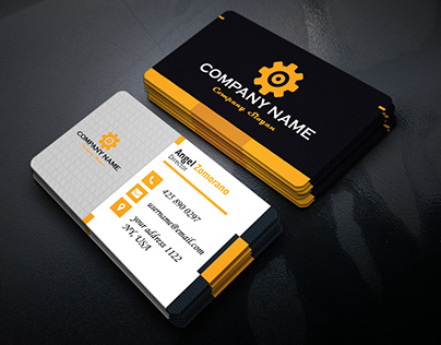 Corporate Modern Business Card Design | DesignoFly
