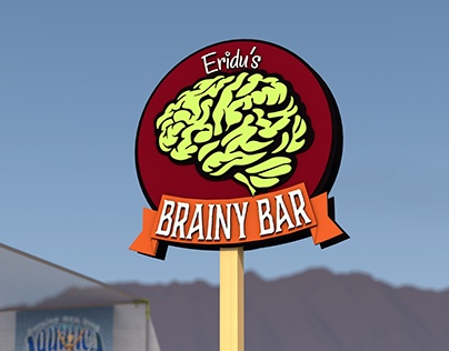 Brainy Bar Logo & Sign