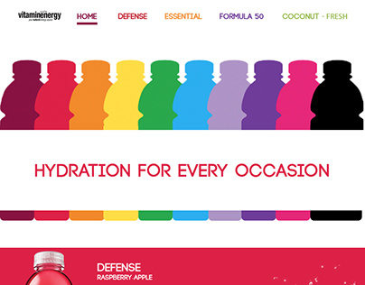website ontwerp vitaminwater