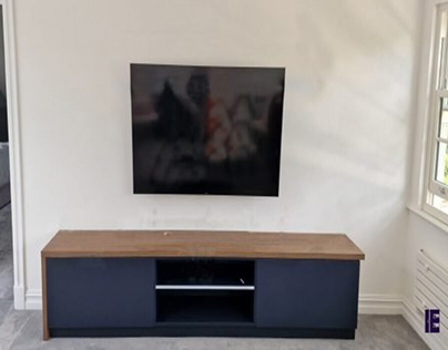 Wooden Floor TV Unit in Harrow | Inspired Elements