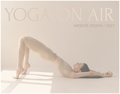 Yoga on air / Website design