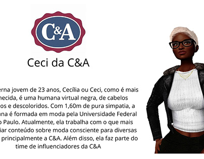 Projeto de Humano Virtual para a marca C&A