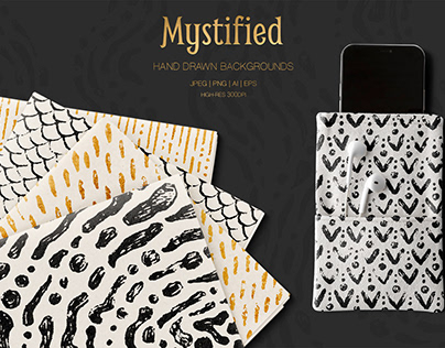 MYSTIFIED Hand Drawn Backgrounds
