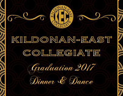 Graduation Dinner & Dance Table Program