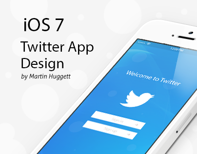 iOS 7 Twitter App Design