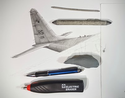 Drawing the C-130E Hercules Part 2: Empennage