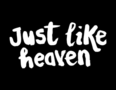 Just like heaven font