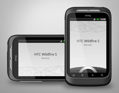 HTC Widfire S Smartphone Mock-up
