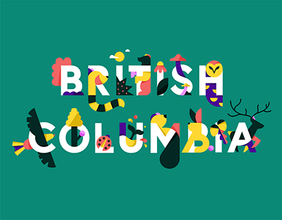 British Columbia - lettering