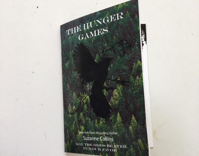 Hunger games book cover design