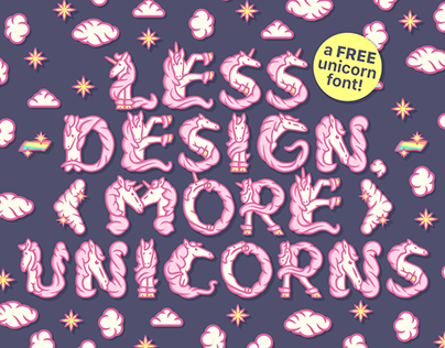 Free Color Font - Magical Unicorn Neue Pro