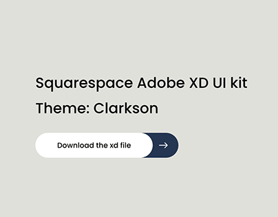 Squarespace Clarkson Theme Adobe XD UI Kit